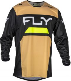 Fly Racing 2024 Kinetic Reload Crossshirt Khaki / Zwart / Fluor Geel