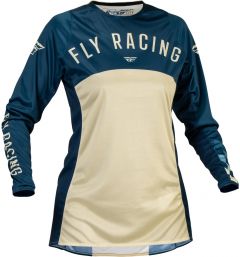Fly Racing 2024 Lite Lady dames Crossshirt Navy / Ivory
