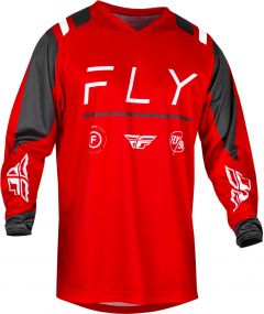 Fly Racing 2024 F-16 Crossshirt Rood / Antraciet / Wit