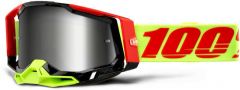 100% 2022 Racecraft 2 Wiz Crossbril (Lens: Spiegel Zilver)