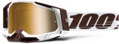 100% 2022 Racecraft 2 Snowbird Crossbril (Lens: Spiegel Goud)
