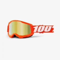 100% 2022 Strata 2 Crossbril Oranje (Lens: Goud)