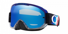Oakley 2024 O Frame 2.0 Pro TLD Black Stripes Crossbril Zwart / Blauw (Lens: Zwart Ice Iridium)