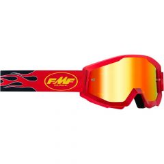 FMF 2021 Powercore Flame Crossbril Rood (Lens: Spiegel Rood)