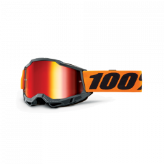 100% 2023 Fall Accuri 2 Crossbril Oranje (Lens: Spiegel Rood)