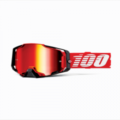 100% 2023 Fall Armega Crossbril Rood (Lens: Spiegel Rood)
