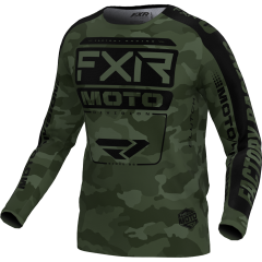 FXR 2024 Clutch MX Crossshirt Camo / Zwart
