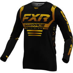 FXR 2024 Revo MX Crossshirt Zwart / Goud