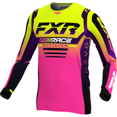 FXR 2024 Revo MX Crossshirt Led Roze / Fluor Geel / Paars / Zwart