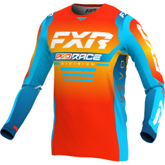 FXR 2024 Revo MX Crossshirt Sunrise Oranje / Blauw / Wit