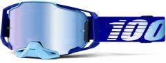 100% Armega Crossbril Royal (Lens Mirror Blauw, Band Blauw)